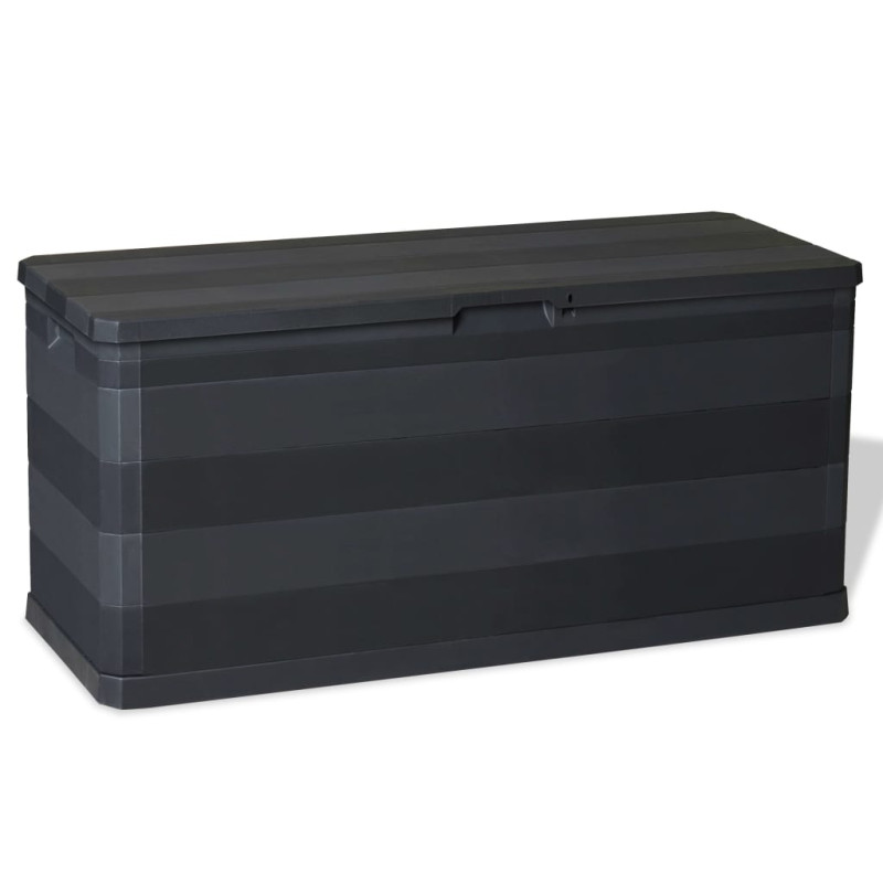 Gartenbox Schwarz 117×45×56 cm