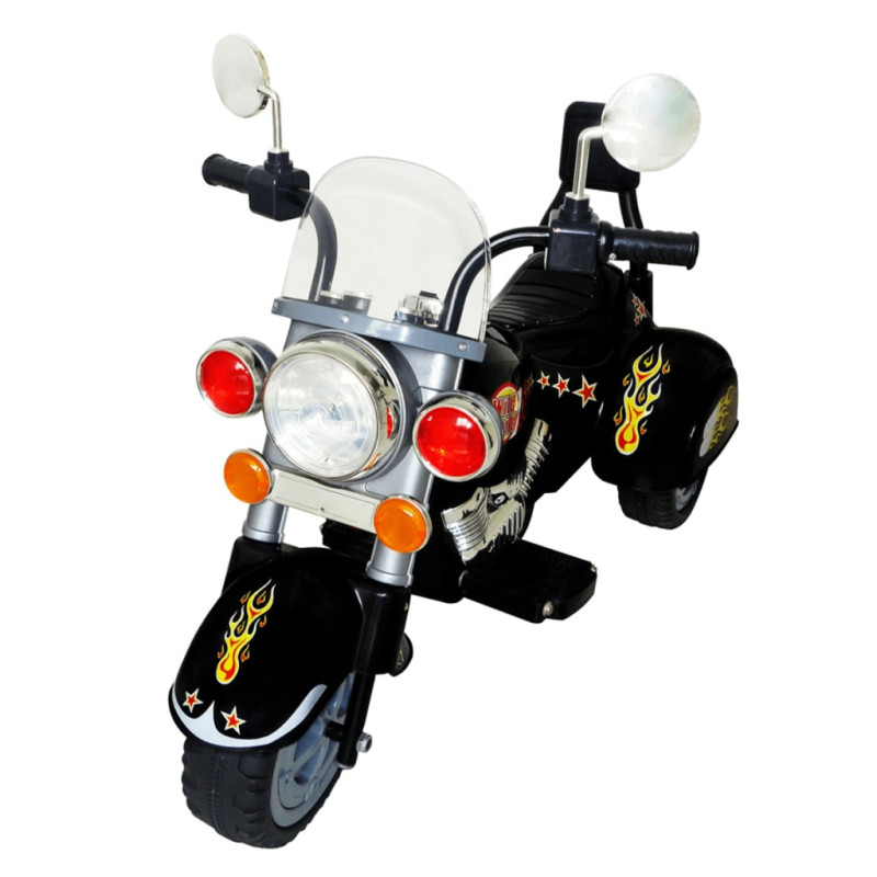 Kinder Motorrad Chopper 2,5 km/h Akku schwarz