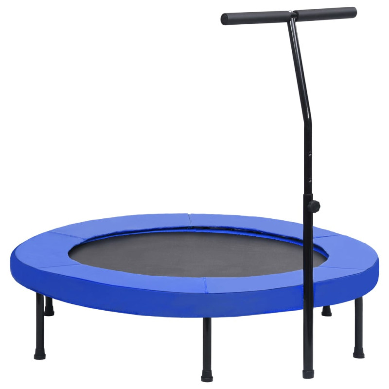 Fitness Trampolin mit Griff und Sicherheitspolster 122 cm