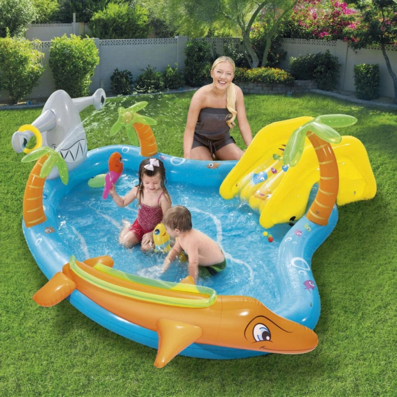 Bestway Planschbecken für Kinder Sea Life 280x257x87 cm