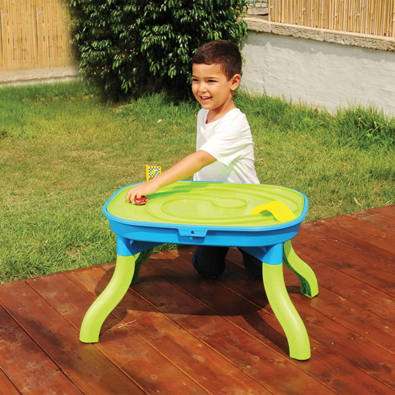 3-in-1 Sand- & Wasser-Spieltisch 67,5x52x38 cm Polypropylen