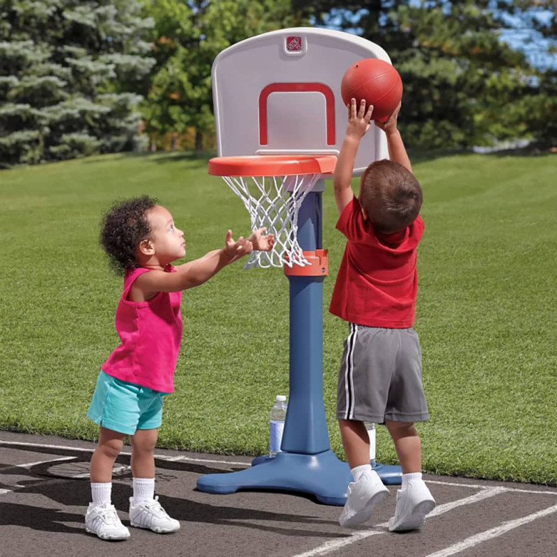 Step2 Basketball-Set Shootin' Hoops Junior Blau, Weiß und Orange